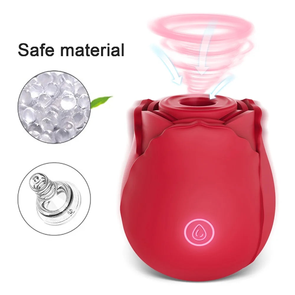Rose Toy Sucking Vibrator Adult Sex Toys for Women and Couples