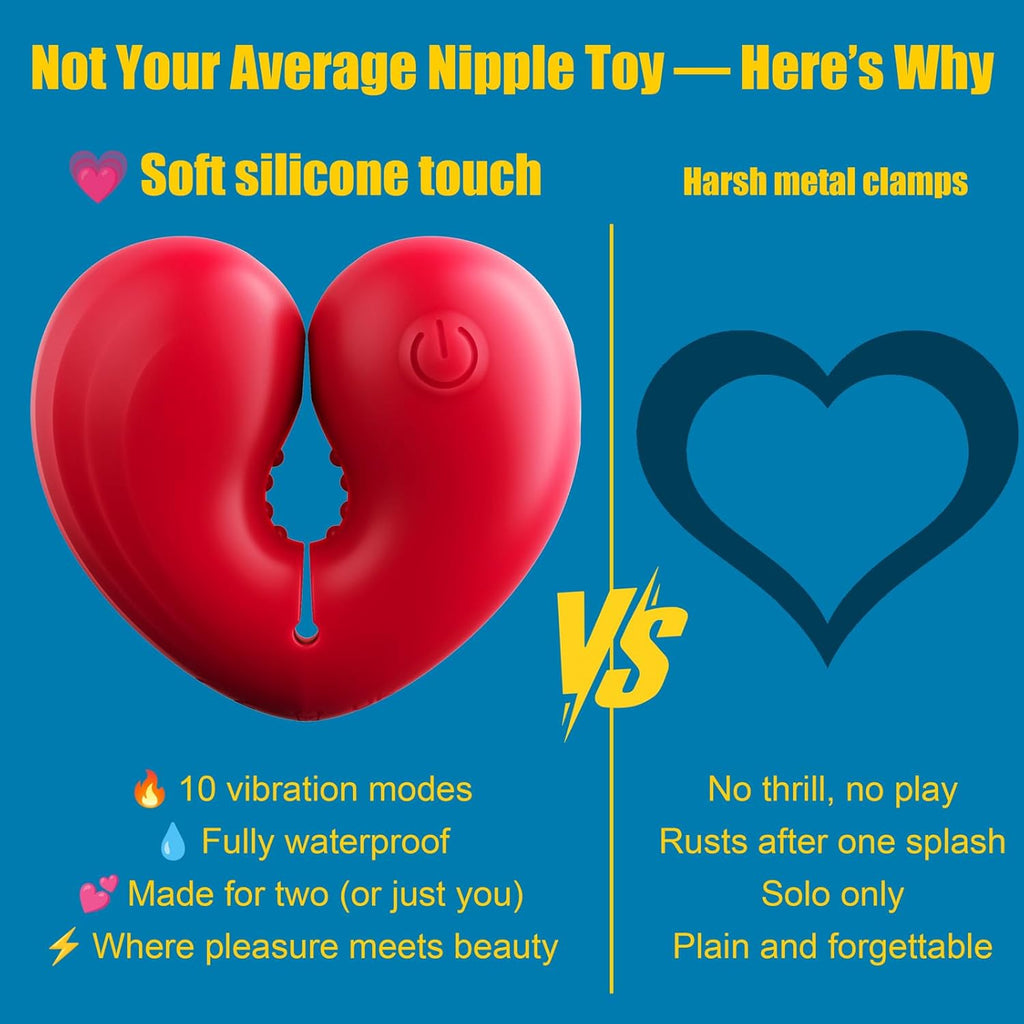 Nipple Toys Sex Toys, Nipple Clamps Vibrator Rose Toy