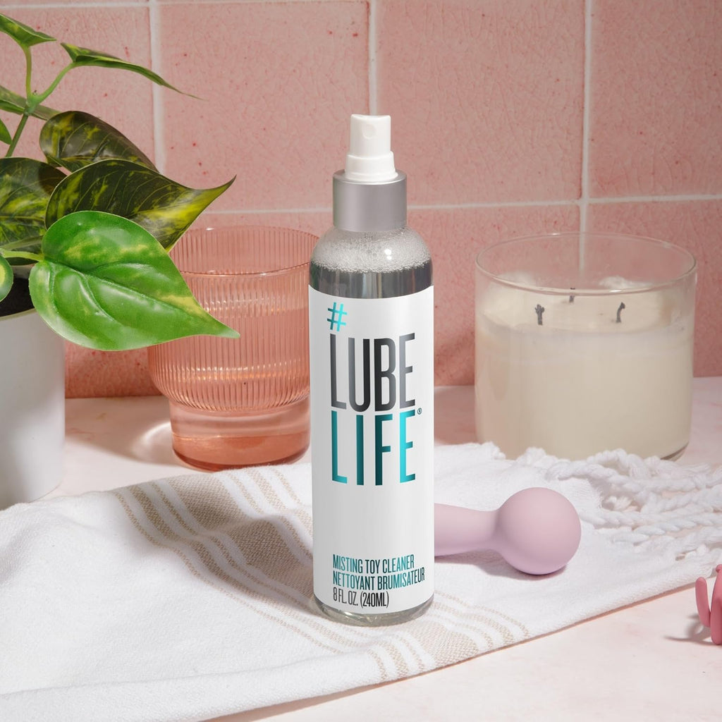 LUBELIFE All-Purpose Misting Toy Cleaner, Sprays Perfect, 8 Fl Oz
