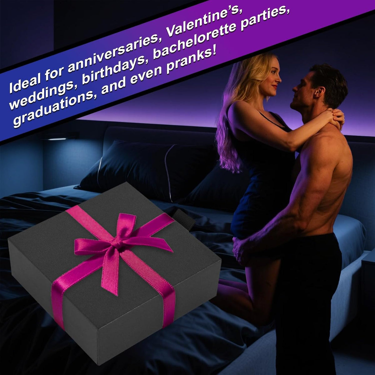 Sex Dice Games, Date Night Dice Toys for Couple, Acrylic Dice for Romantic Ideas（Glow in the Dark Dice 5PCS