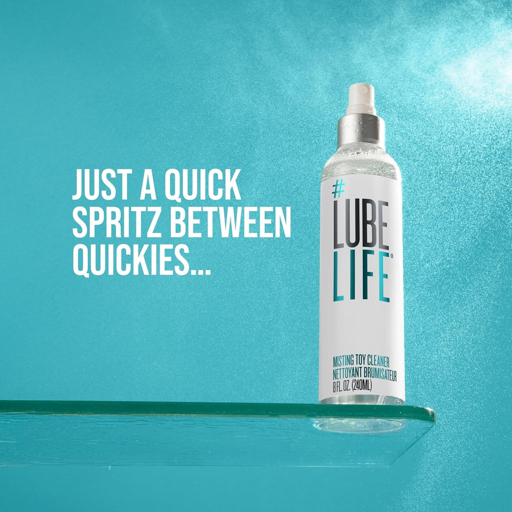 LUBELIFE All-Purpose Misting Toy Cleaner, Sprays Perfect, 8 Fl Oz