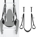 Door Sex Swing with Seat, Adult Sex Toys Bondage Love Slings for Adult Couples with Adjustable Straps, Holds up to 300Lbs